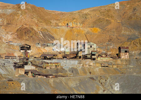 Sur la mine d'argent de Cerro Rico de Potosi Banque D'Images