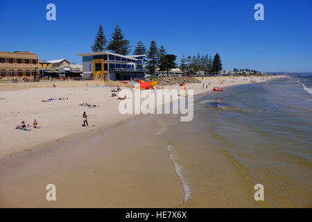 Henley Beach, une banlieue côtière d'Adélaïde, Australie du Sud Banque D'Images