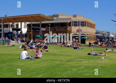 Henley Beach, une banlieue côtière d'Adélaïde, Australie du Sud Banque D'Images