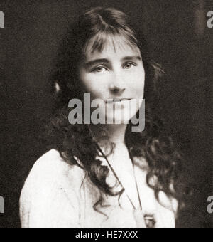 Elizabeth Angela Marguerite Bowes-Lyon, 1900 -2002. Vue ici comme une jeune fille. Future Reine Elizabeth, la Reine Mère et mère de la reine Elizabeth II. Banque D'Images