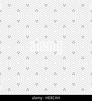 Résumé transparente modèle vectoriel avec hexagones Illustration de Vecteur