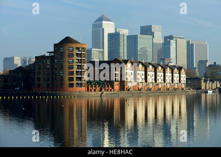 Groenland Dock, Rotherhithe, South East London SE16, Royaume-Uni Banque D'Images