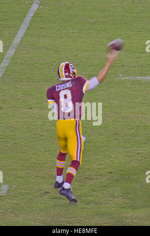 Washington Redskin's quarterback Kirk Cousins. Banque D'Images