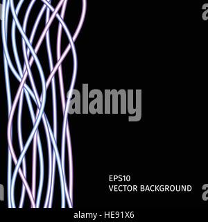 Abstract background néon lumineux Illustration de Vecteur