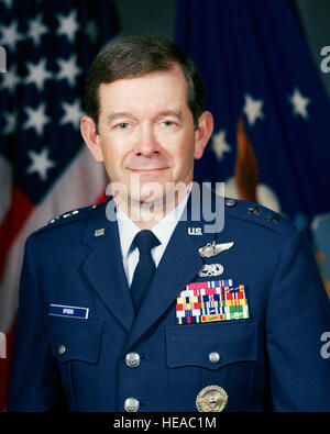 Portrait : US Air Force (USAF) Major-général (MGEN) Joseph K. Spiers (découvert) Banque D'Images