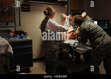Kelly Caton Base aérienne de Lackland - inspection des casernes de la Seconde ...