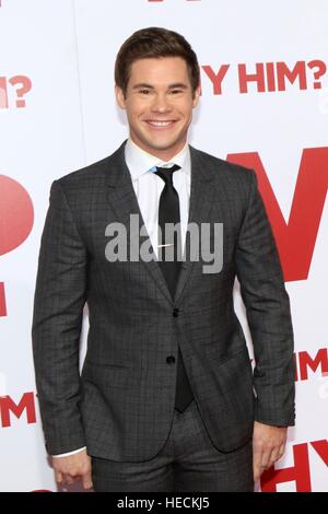 Adam Devine aux arrivées pour pourquoi lui ? Premiere, Regency Westwood Village Theatre, Los Angeles, CA, 17 décembre 2016. Photo par : Priscilla Grant/Everett Collection Banque D'Images