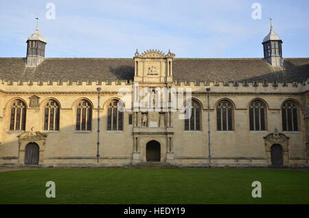 Wadham College, un des collèges de l'université d'Oxford à Oxford, Angleterre Banque D'Images