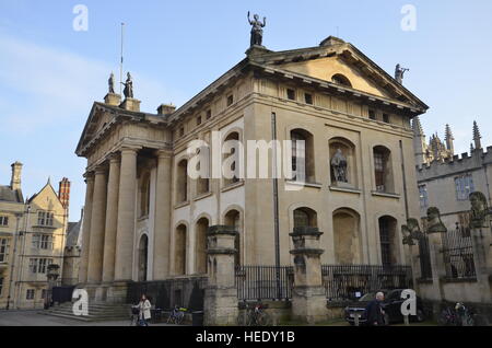 Le Clarendon Building dans Broad Street, Oxford. Banque D'Images