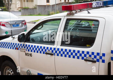 Véhicule de police de Nouvelle-Galles du Sud à Sydney, Australie transport Banque D'Images