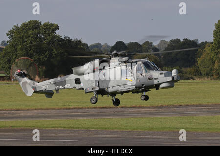 Aw159 lynx wildcat hma2 zz379 hélicoptère de la Royal Navy, le lynx lynx wildcat est le remplacement de l'hma8 rn en service. Banque D'Images