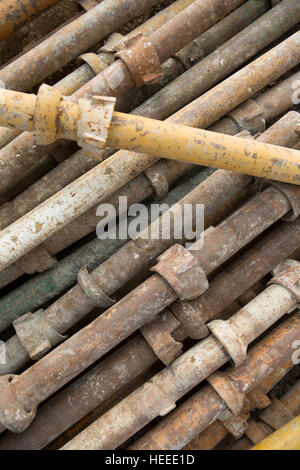 Construction de l'usine de traitement des eaux usées de As-Samra à Aqaba, Jordanie. Banque D'Images