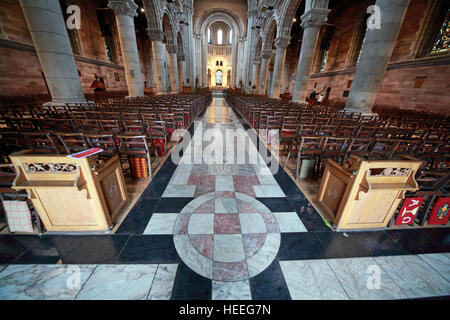 St Annes,intérieur de la cathédrale de Belfast, pano Banque D'Images
