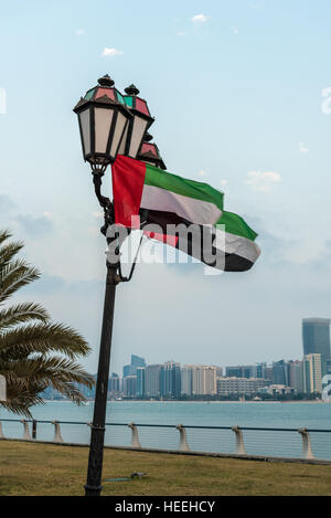 Emirats Arabes Unis drapeaux Banque D'Images