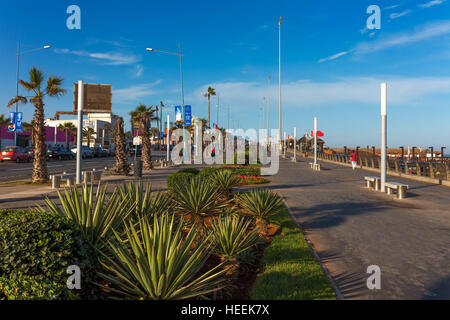 Boulevard de la Corniche, Casablanca, Maroc Banque D'Images