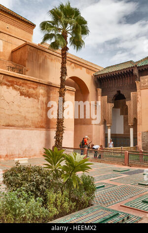 Tombes Saadid (16ème siècle), Marrakech, Maroc Banque D'Images