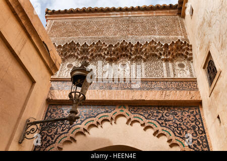 Médersa Ben Youssef (1564), Marrakech, Maroc Banque D'Images