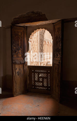 Médersa Ben Youssef (1564), Marrakech, Maroc Banque D'Images