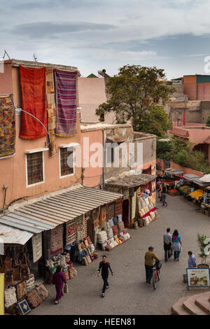 Vieille ville, Medina, Marrakech, Maroc Banque D'Images