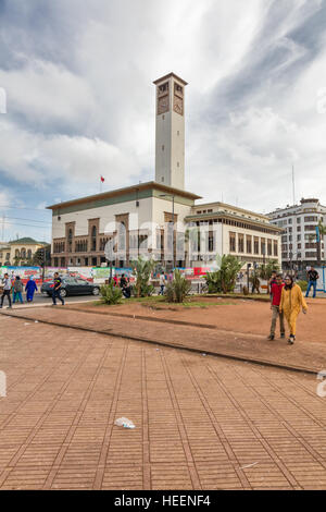 Hôtel de ville (1927), Casablanca, Maroc Banque D'Images