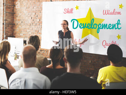 L'apprentissage de compétences développement Knowlerdge Concept Banque D'Images