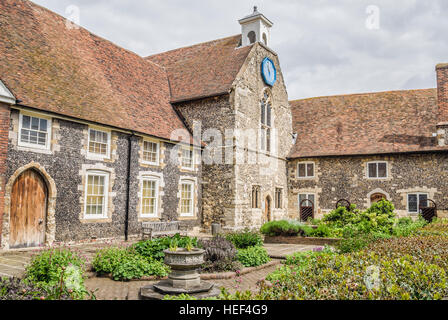 Le Musée de Canterbury est un musée de Stour Street, Canterbury, Kent, Angleterre, racontant l'histoire de la ville. Banque D'Images