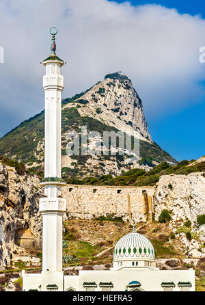 La mosquée à Europa Point à Gibraltar Banque D'Images