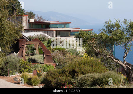 Eco Lodge à l'hôtel Post Ranch,Big Sur à côté de la Route Nationale 1, PCH, Californie,USA,United States of America.Vue sur l'océan. Banque D'Images