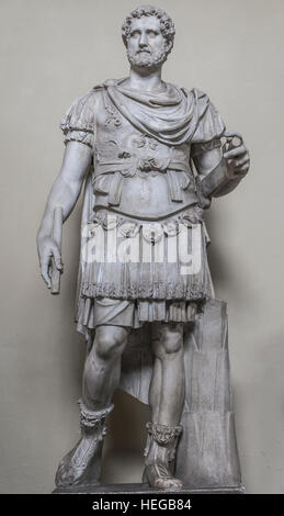 Statue d'un homme romain nobel, Rome, Italie, 2016 Banque D'Images