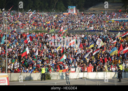 Pologne - DAMNAK, 30 juillet 2016 : Journée mondiale de la Jeunesse 2016 Damnak , près de Cracovie o/p Banque D'Images