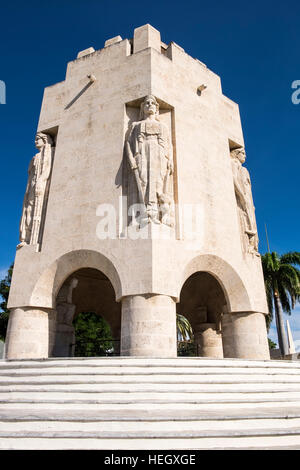 Mausolée de Jose Marti dans le cimetière de Santa Ifigenia, Santiago de Cuba, Cuba Banque D'Images