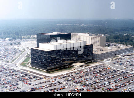 La NSA (NATIONAL SECURITY AGENCY) des USA quartier général à Fort Meade, Maryland. NSA Photo Banque D'Images