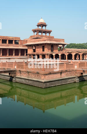 Anup Talao extérieure, Fatehpur Sikri, Inde Banque D'Images