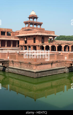 Anup Talao extérieure, Fatehpur Sikri, Inde Banque D'Images