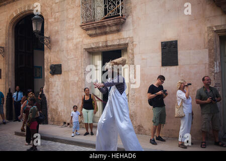 La HAVANE, CUBA - 3 NOVEMBRE 2012 : carnaval de rue à La Havane, capitale de Cuba Banque D'Images