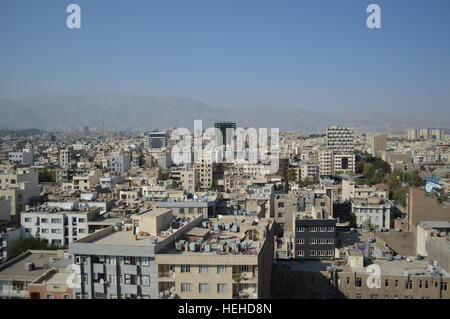 Vue de l'Iran à l'égard montagnes Alborz Banque D'Images