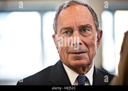 Michael Bloomberg à Londres, décembre, 2016 Photo de David Levenson Banque D'Images