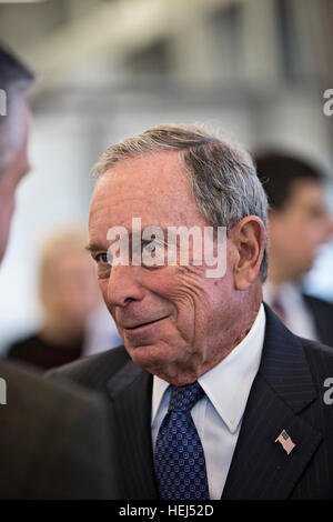 Michael Bloomberg à Londres, décembre, 2016 Photo de David Levenson Banque D'Images