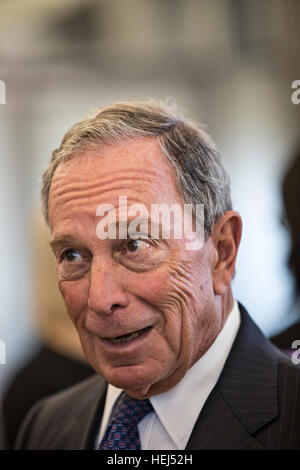 Michael Bloomberg à Londres, décembre, 2016 Photo de David Levenson Banque D'Images