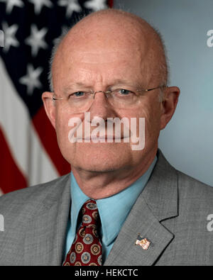 Sous-Secrétaire officiel, James Clapper portrait Banque D'Images