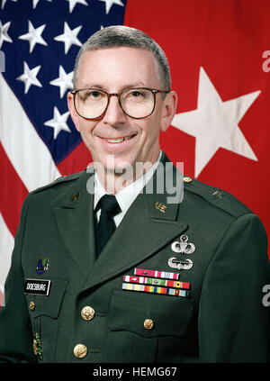 Portrait du général de brigade de l'armée américaine John C. Doesburg (découvert) Portrait d'ARMÉE AMÉRICAINE Brig. Le général John C. Doesburg Banque D'Images