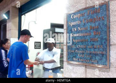 Complexe Sportif Terrain Cooper, Guantanamo, kiosque Banque D'Images