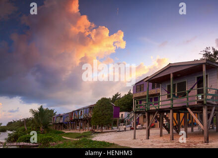 Caye Caulker Belize Banque D'Images