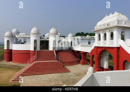 Melagarh : château d'eau étang de Neermahal Rudra Sagar, Tripura, Inde Banque D'Images