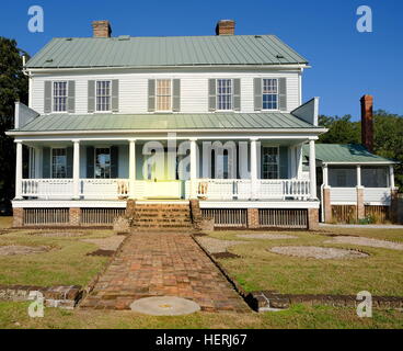 Le sud de Plantation House datant de 1850 Banque D'Images