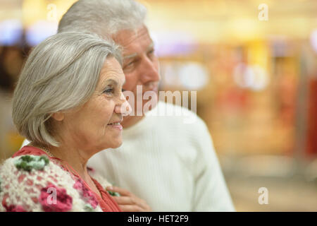 Happy senior couple in love Banque D'Images