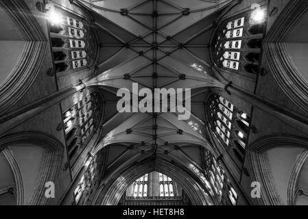 La magnifique cathédrale de York, un incroyable Eglise d'Angleterre cathédrale de York, regorge d'architecture étonnante Banque D'Images