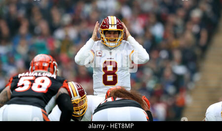 Redskins de Washington Quarterback Cousins Kirk Banque D'Images