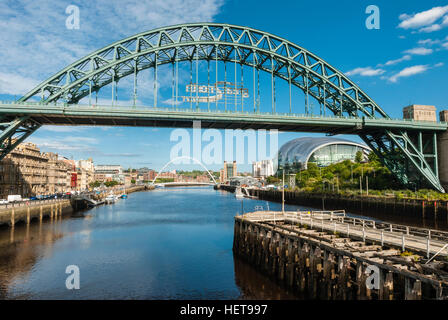 Le pont Tyne à Newcastle upon Tyne en Angleterre Banque D'Images