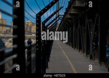 High Level Bridge à Edmonton, Alberta, Canada Banque D'Images